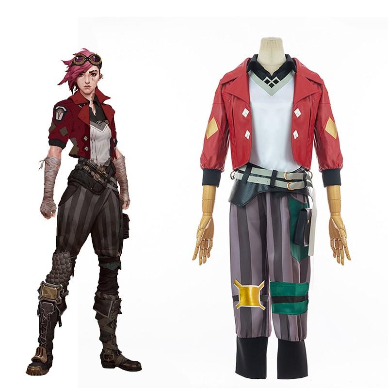 Anime LOL Arcane Vi Cosplay Costume