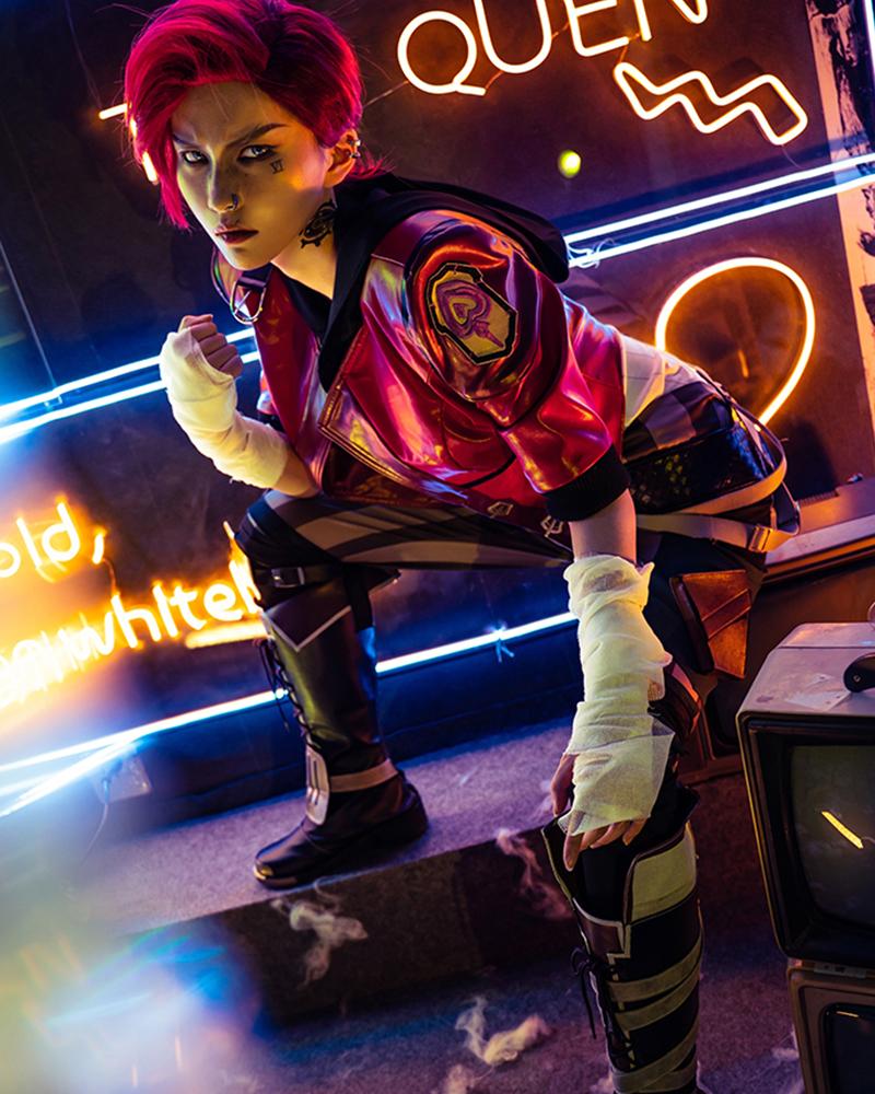 Anime LOL Arcane Vi Cosplay Costume
