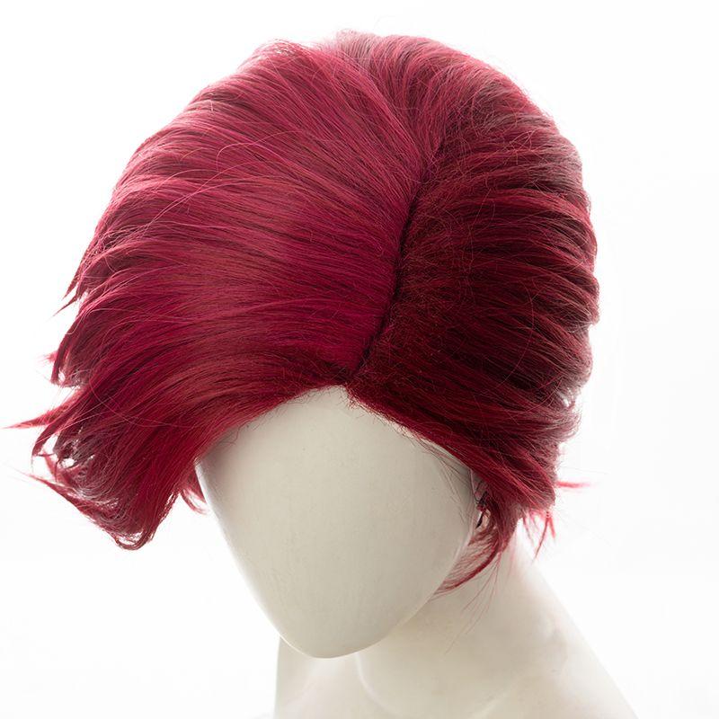 Anime LOL Arcane Vi Rose Red Short Cosplay Wigs