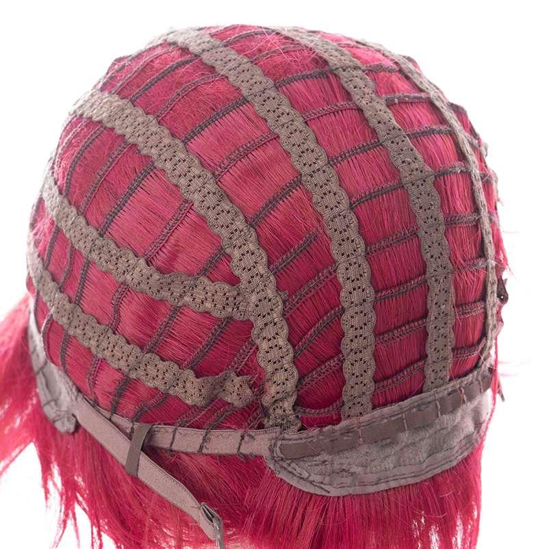 Anime LOL Arcane Vi Rose Red Short Cosplay Wigs
