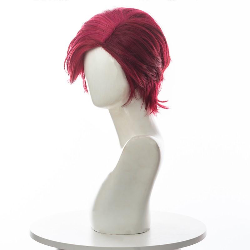 Anime LOL Arcane Vi Rose Red Short Cosplay Wigs