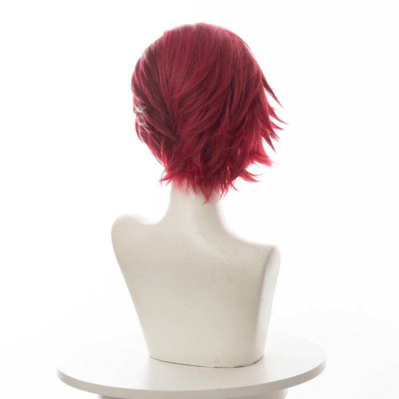 Anime LOL Arcane Vi Rose Red Short Cosplay Wigs