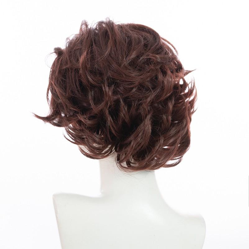 LOL Arcane Viktor Dark Brown Short Cospaly Wigs