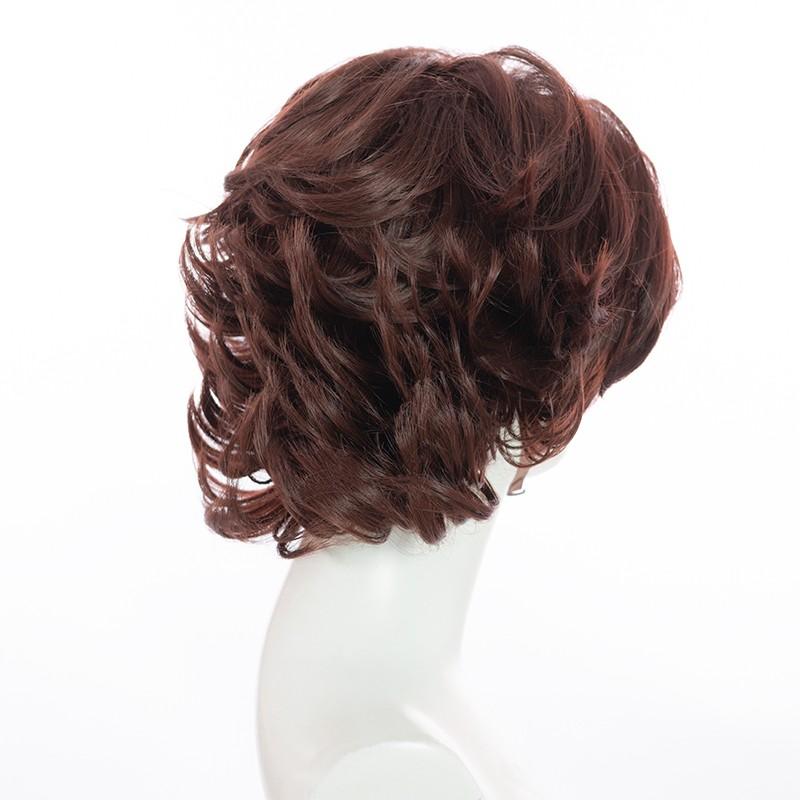 LOL Arcane Viktor Dark Brown Short Cospaly Wigs