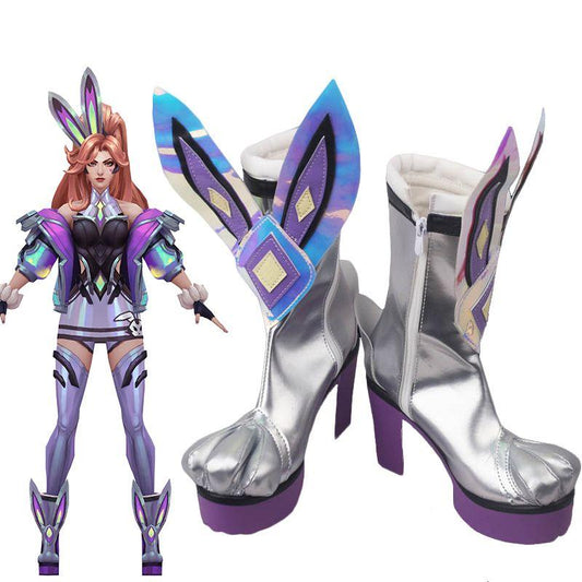 LOL The Anima Squad Battle Bunny Miss Fortune Cosplay Shoes