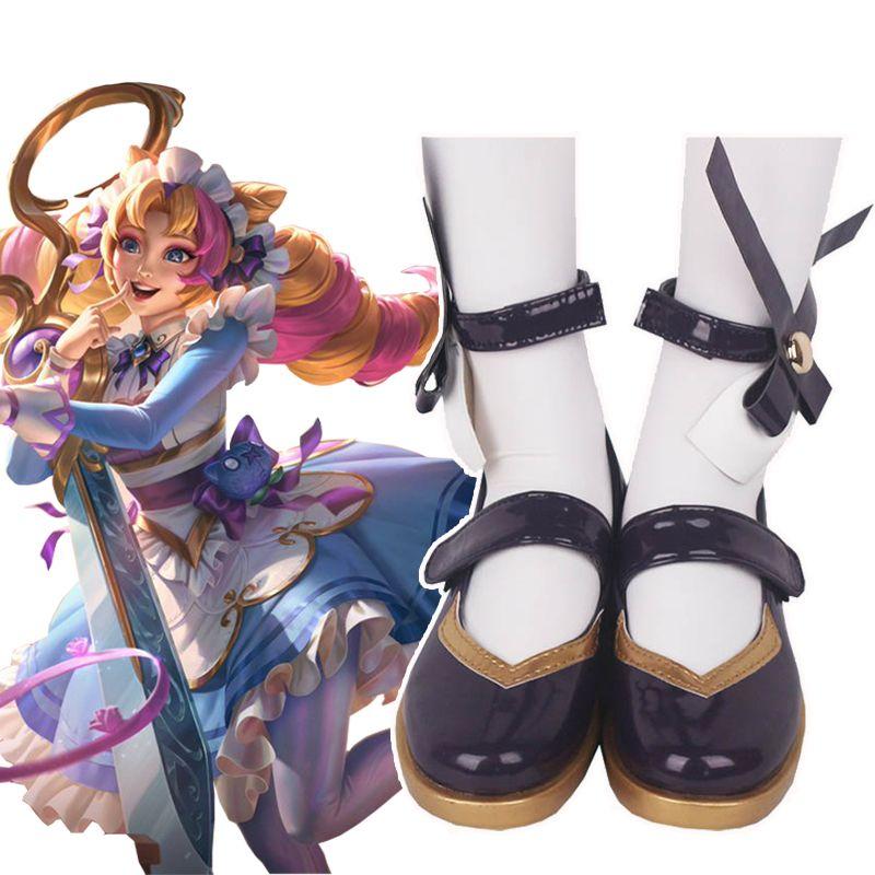LOL Cafe Cutie Gwen Cosplay Shoes