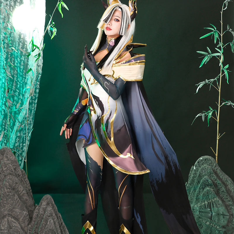 LOL Calligraphia Xayah Cosplay Costume Halloween Costume