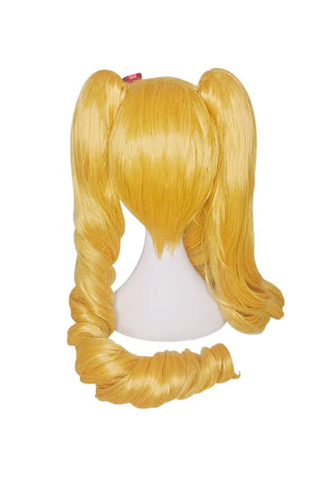LOL Christmas Jinx Game Cosplay Wigs Long Gloden Woman Wigs