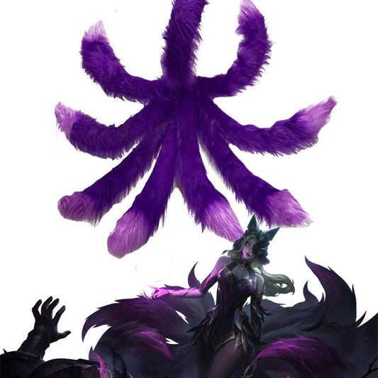 LOL Coven Ahri  Purple Tail Cosplay Prop