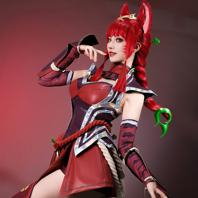 LOL Foxfire Ahri Cosplay Costume