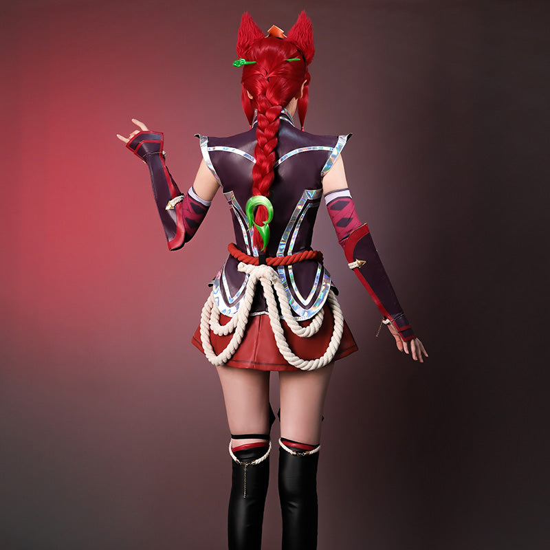 LOL Foxfire Ahri Cosplay Costume