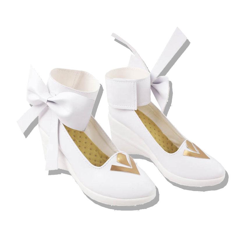LOL Gwen Lolita White Cosplay Shoes