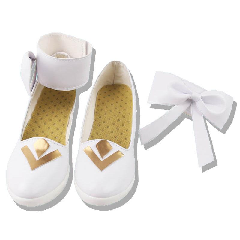 LOL Gwen Lolita White Cosplay Shoes
