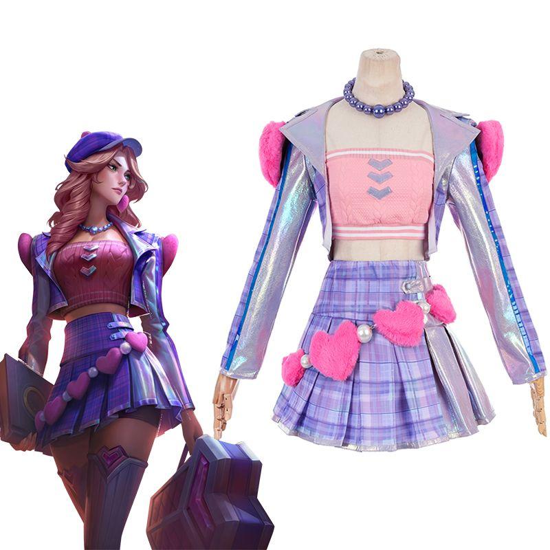 LOL Heartache & Heartthrob Caitlyn Cosplay Costume