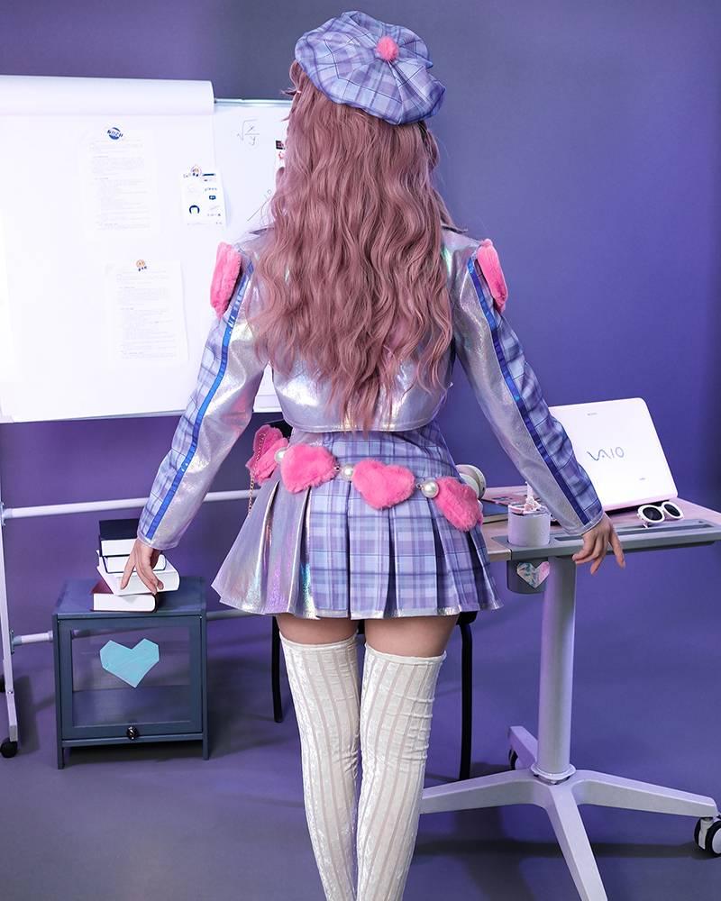 LOL Heartache & Heartthrob Caitlyn Cosplay Costume Halloween Costume