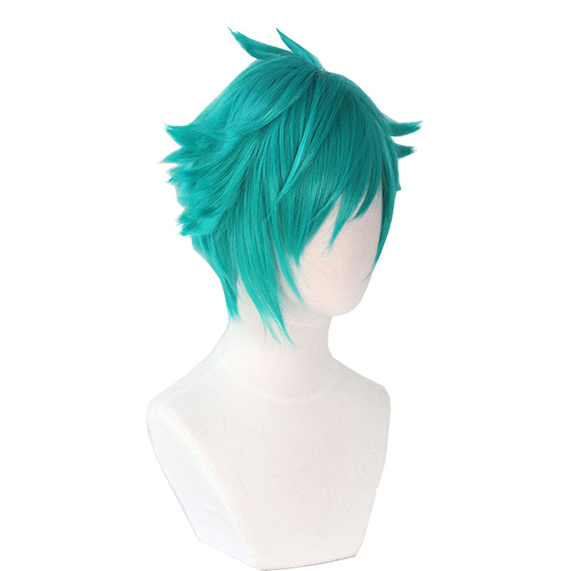 League Of Legends LOL Heartsteel Aphelios Blue Green Cosplay Wigs