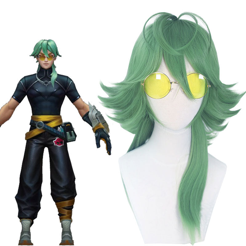 League Of Legends LOL Heartsteel Ezreal Green Cosplay Wigs