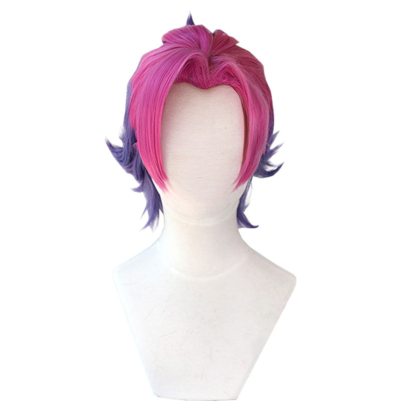 League Of Legends LOL Heartsteel Shieda Kayn Red Mixed Purple Cosplay Wigs