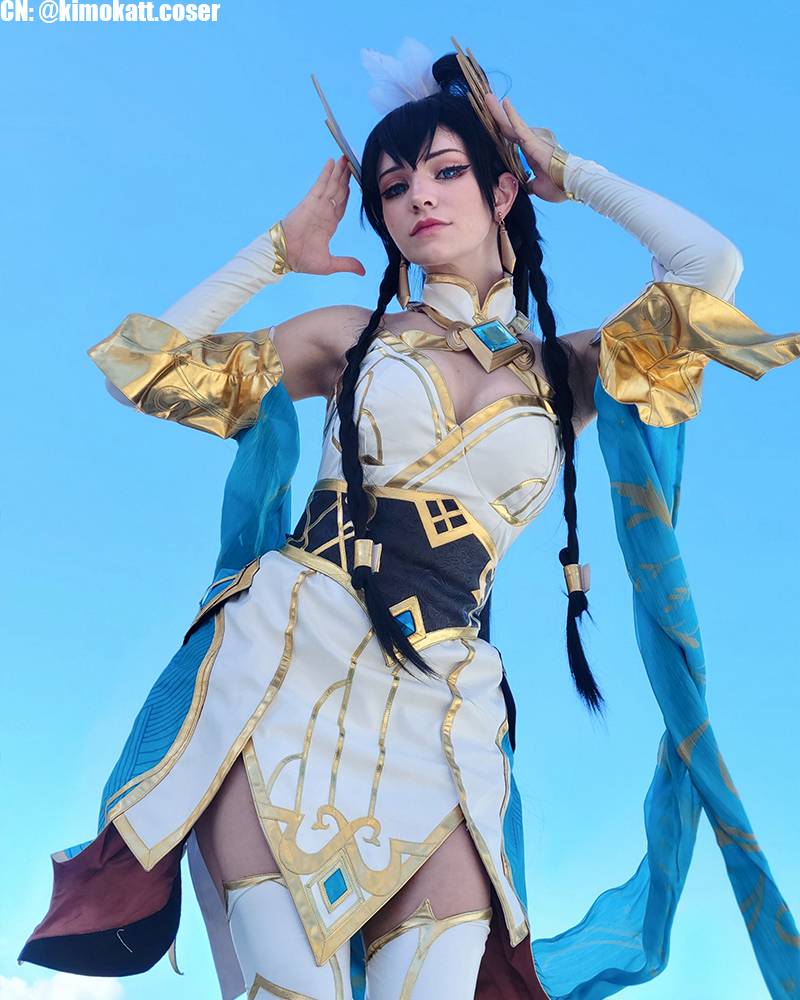 【Last Batch】League of Legends LOL Immortal Journey Irelia Cosplay Costume Halloween Costume
