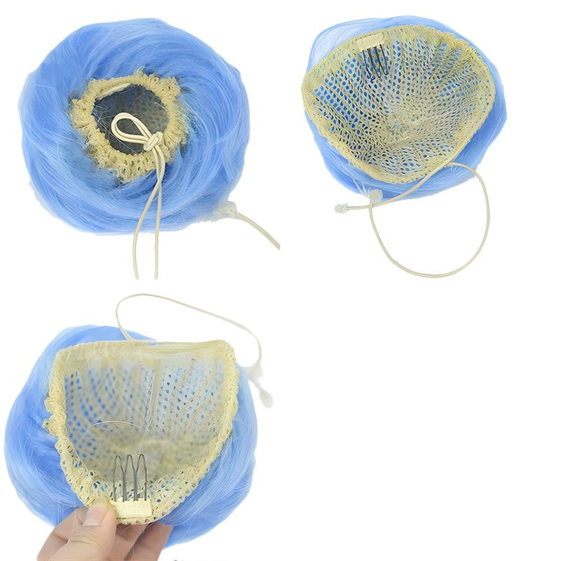 League Of Legends LOL Immortal Journey Prestige Sona Blue Short Cosplay Wigs