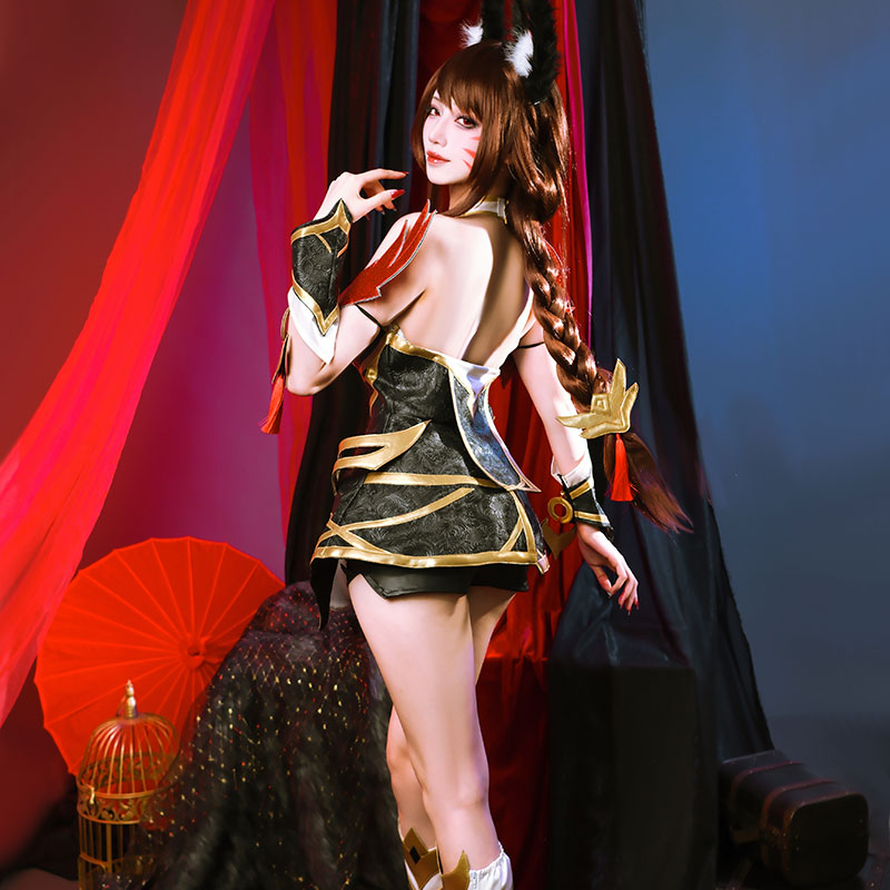 LOL Immortalized Legend Ahri Cosplay Costume