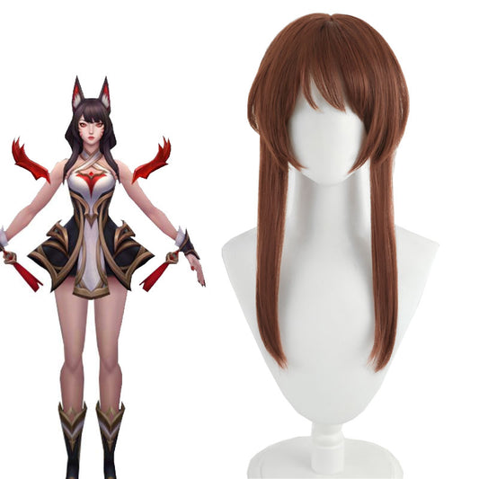 LOL Immortalized Legend Ahri Cosplay Wig