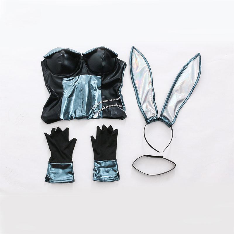 LOL KDA Kaisa Bunny Girl Cosplay Costume