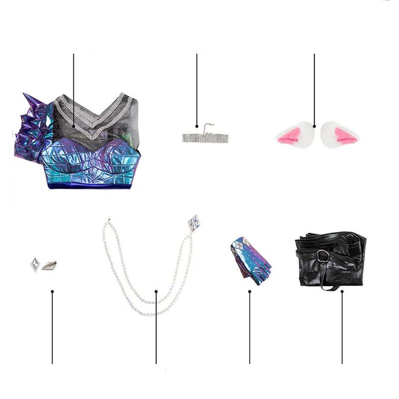 LOL KDA ALL OUT Ahri Cosplay Costume