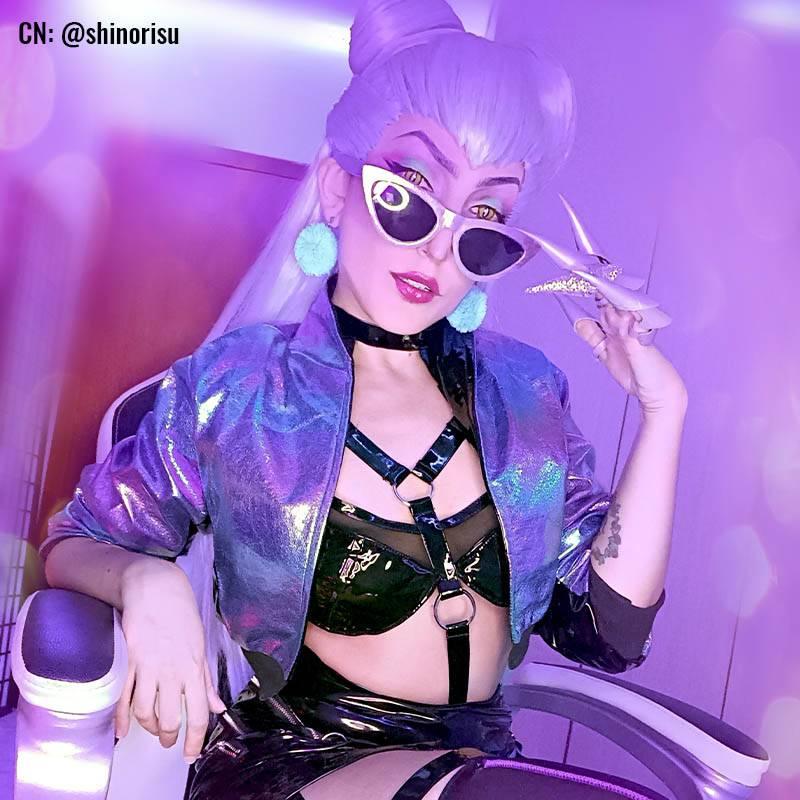 LOL KDA All Out Evelynn Cosplay Wigs