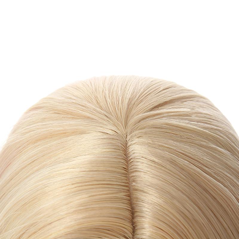 LOL KDA BADDEST Nine Tailed Fox Ahri Blond Mixed Pink Long Cosplay Wigs