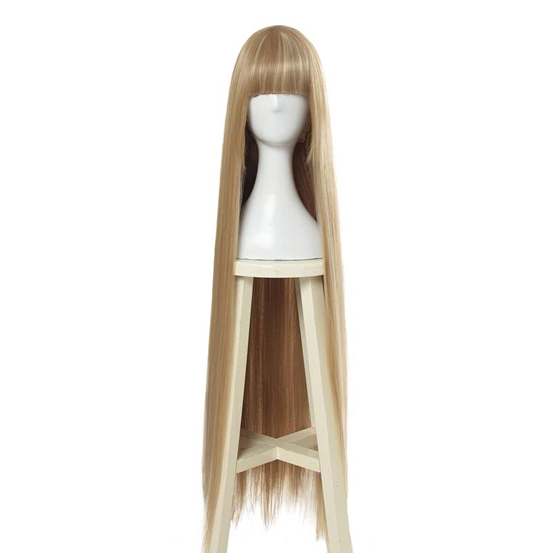 LOL KDA Kai'sa Long Straight Blonde Cosplay Wigs