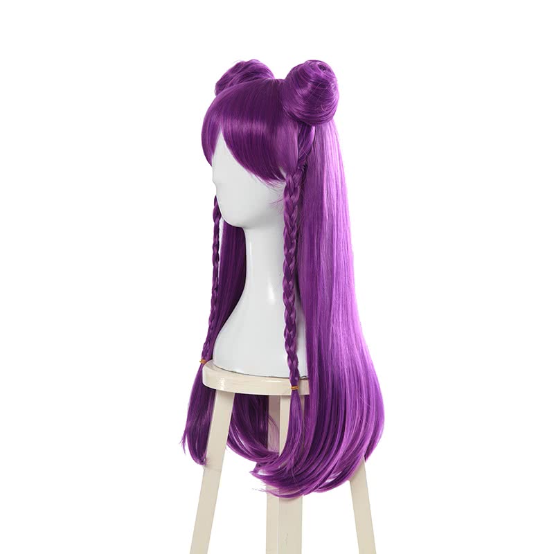 LOL KDA Skin Kaisa Long Straight Purple Cosplay Wigs  LOL KDA Skin Kaisa Long Straight Purple Cosplay Wigs