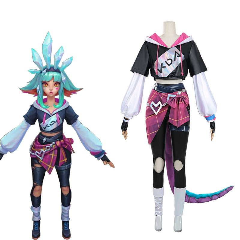 LOL KDA Neeko Cosplay Costume