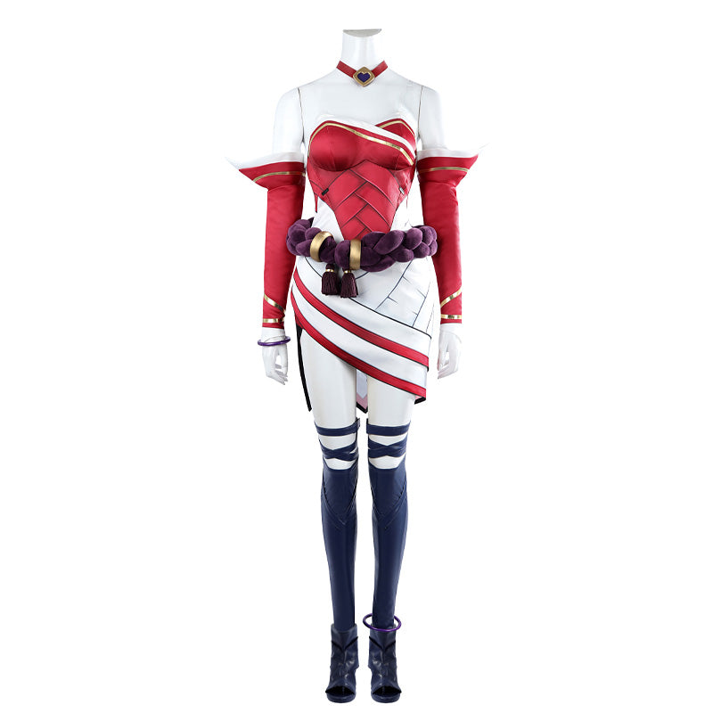 LOL League of Legends 2XKO Ahri Cosplay Costume