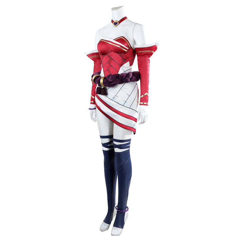 LOL League of Legends 2XKO Ahri Cosplay Costume