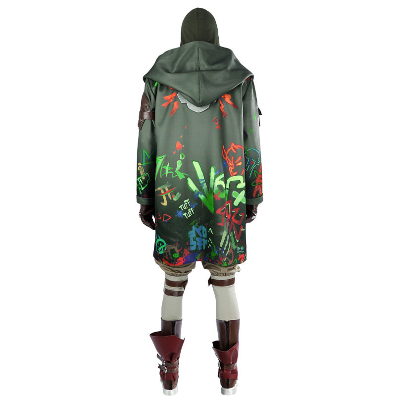 LOL League of Legends Arcane Season 2 Ekko Cosplay Costume