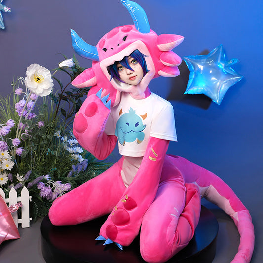LOL League of Legends Cosplayer Neeko Cosplay Outfit