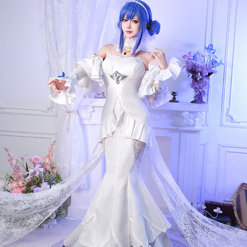 LOL League of Legends Crystal Rose Sona Cosplay Costume