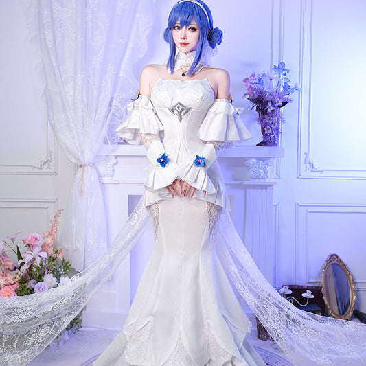 LOL League of Legends Crystal Rose Sona Cosplay Costume