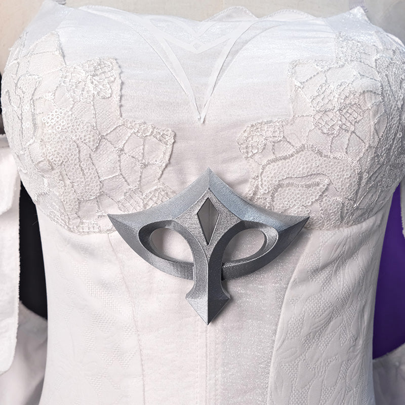 LOL League of Legends Crystal Rose Sona Cosplay Costume