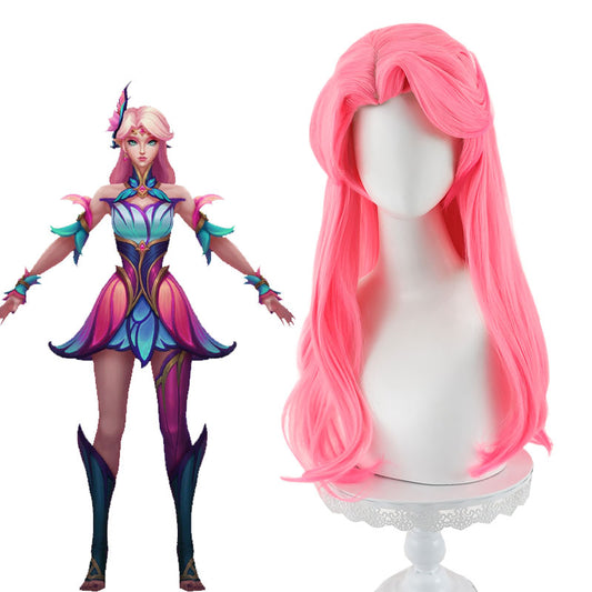 LOL League Of Legends Faerie Court Lux Cosplay Wig