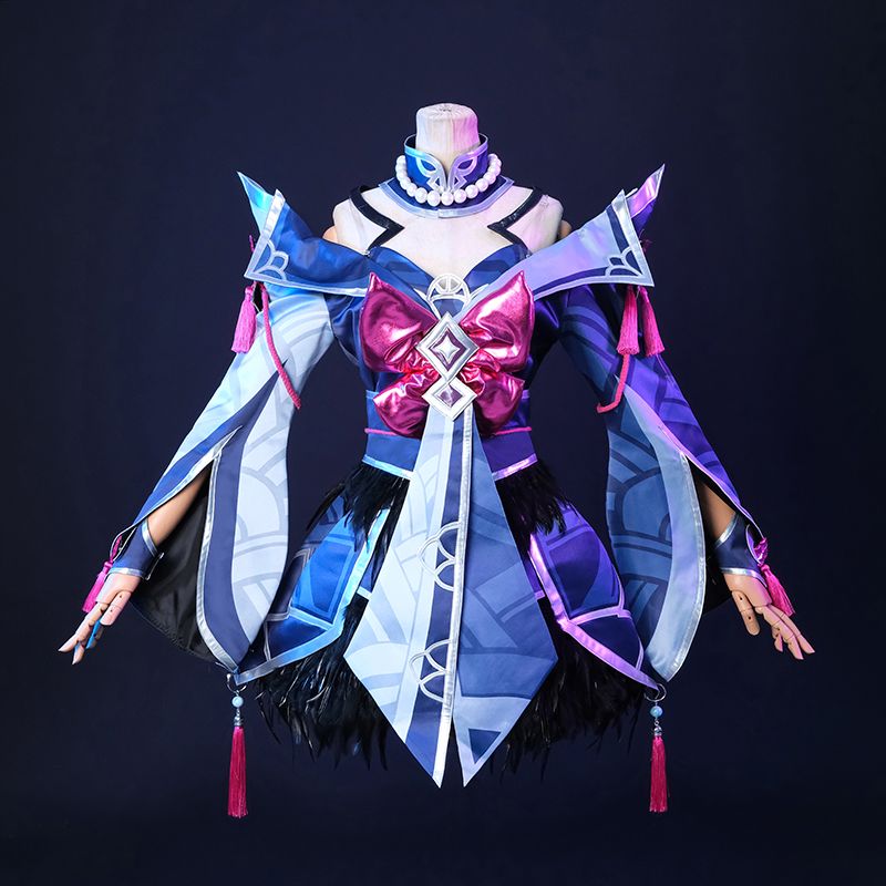 lol Snow Moon Ahri Cosplay Costume