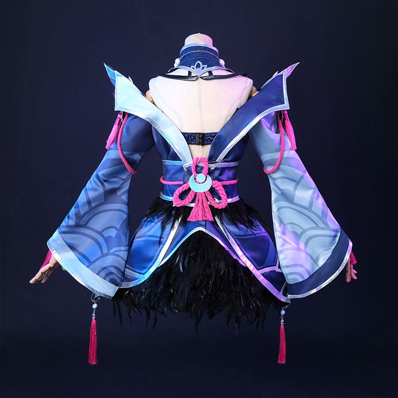 lol Snow Moon Ahri Cosplay Costume