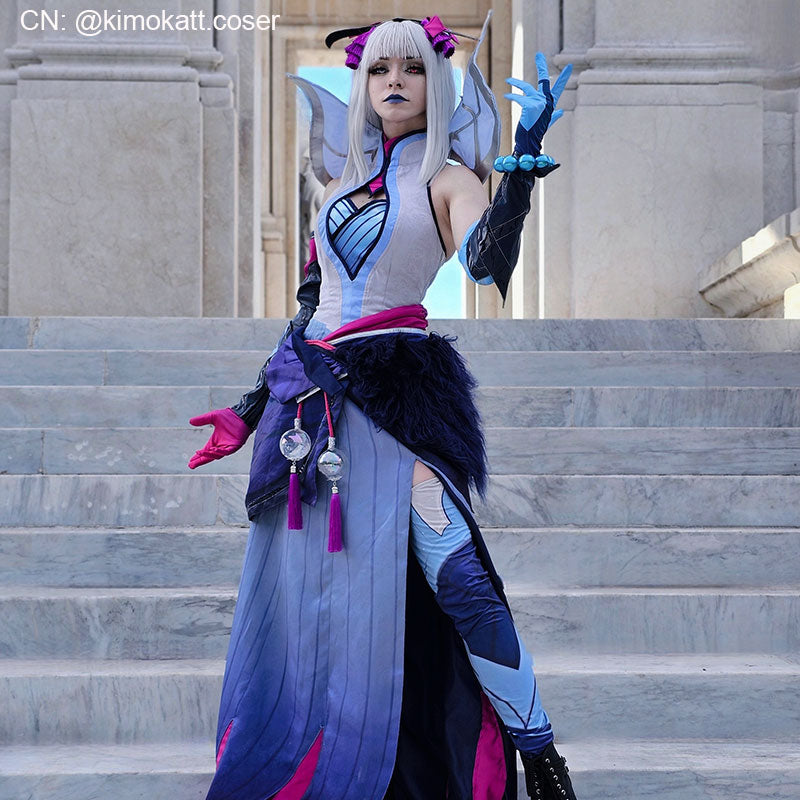 LOL Snow Moon Morgana Cosplay Costume