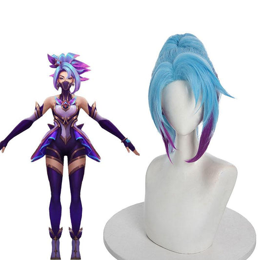 LOL Star Guardian Akali Cosplay Wigs