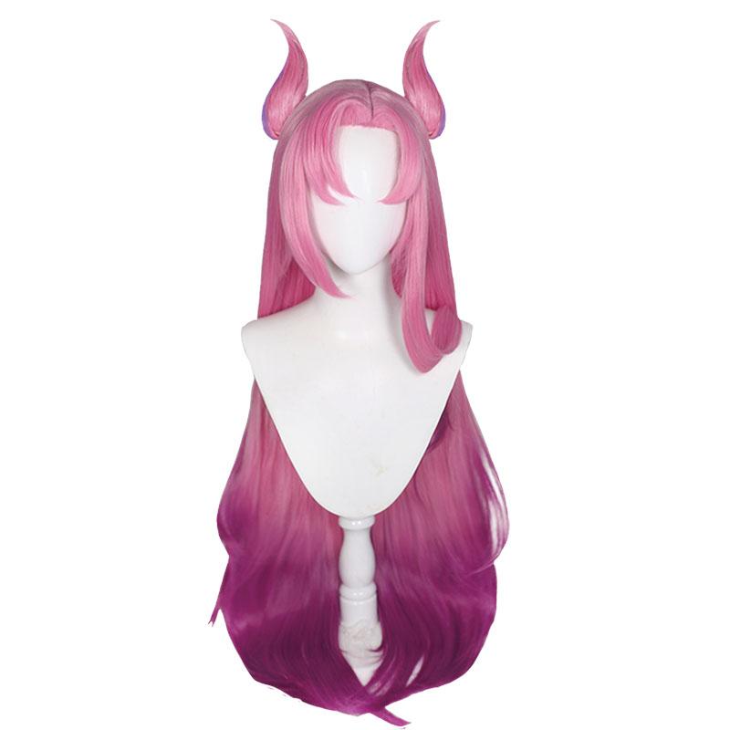 LOL Star Guardian Kaisa Gradient Long Cosplay Wigs Halloween wig