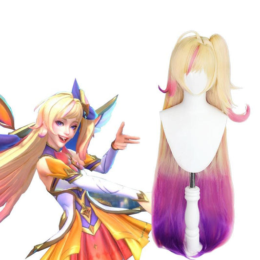 LOL Star Guardian Seraphine Gradient Long Cosplay Wigs
