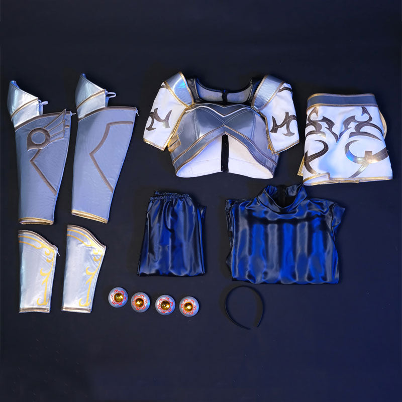 LOL the Lady of Luminosity Lux Cosplay Costume Luxanna Crownguard Cosplay