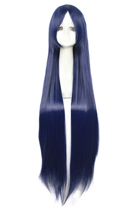 League Of Legends the Nine-Tailed Fox Ahri Long Deep Blue Game Cosplay Woman Wigs