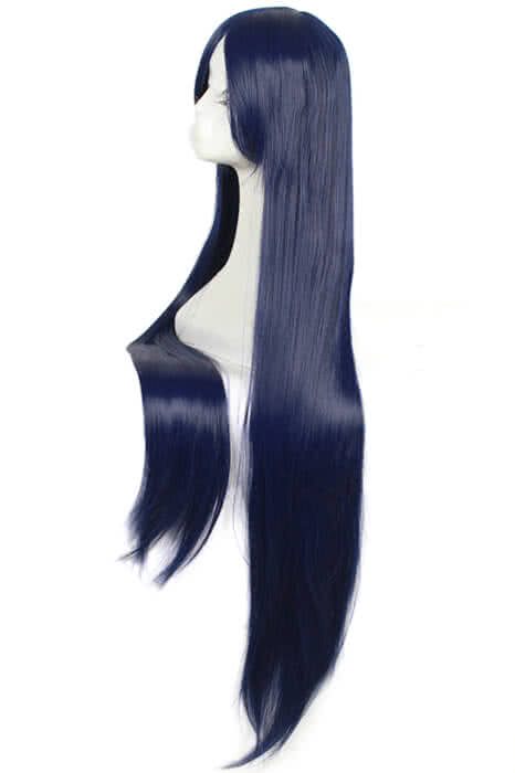 League Of Legends the Nine-Tailed Fox Ahri Long Deep Blue Game Cosplay Woman Wigs